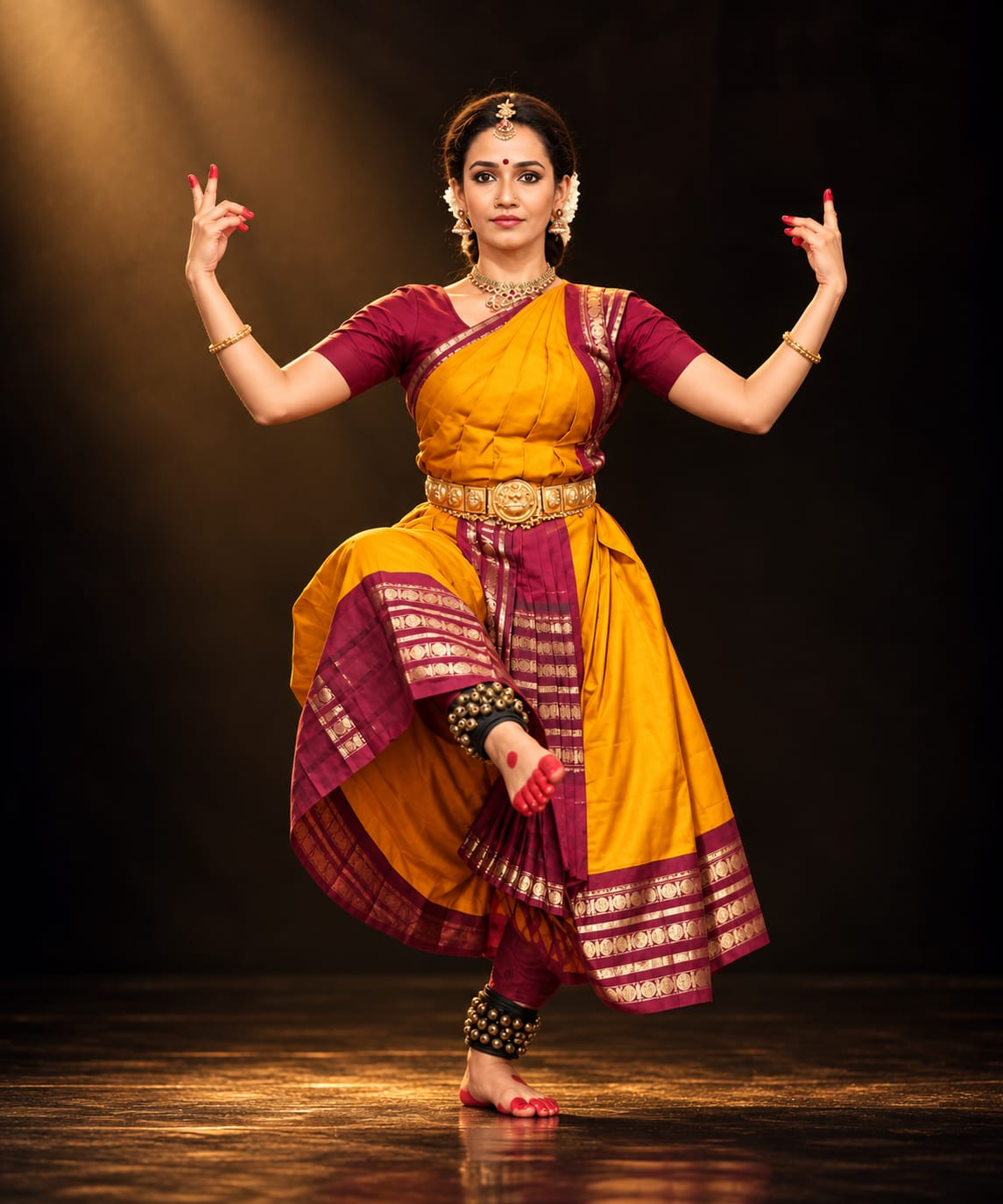 Bharatanatyam training journey photograph 4